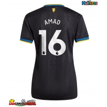Camisa de Futebol Manchester United Amad Diallo #16 Equipamento Alternativo Mulheres 2025-26 Manga Curta